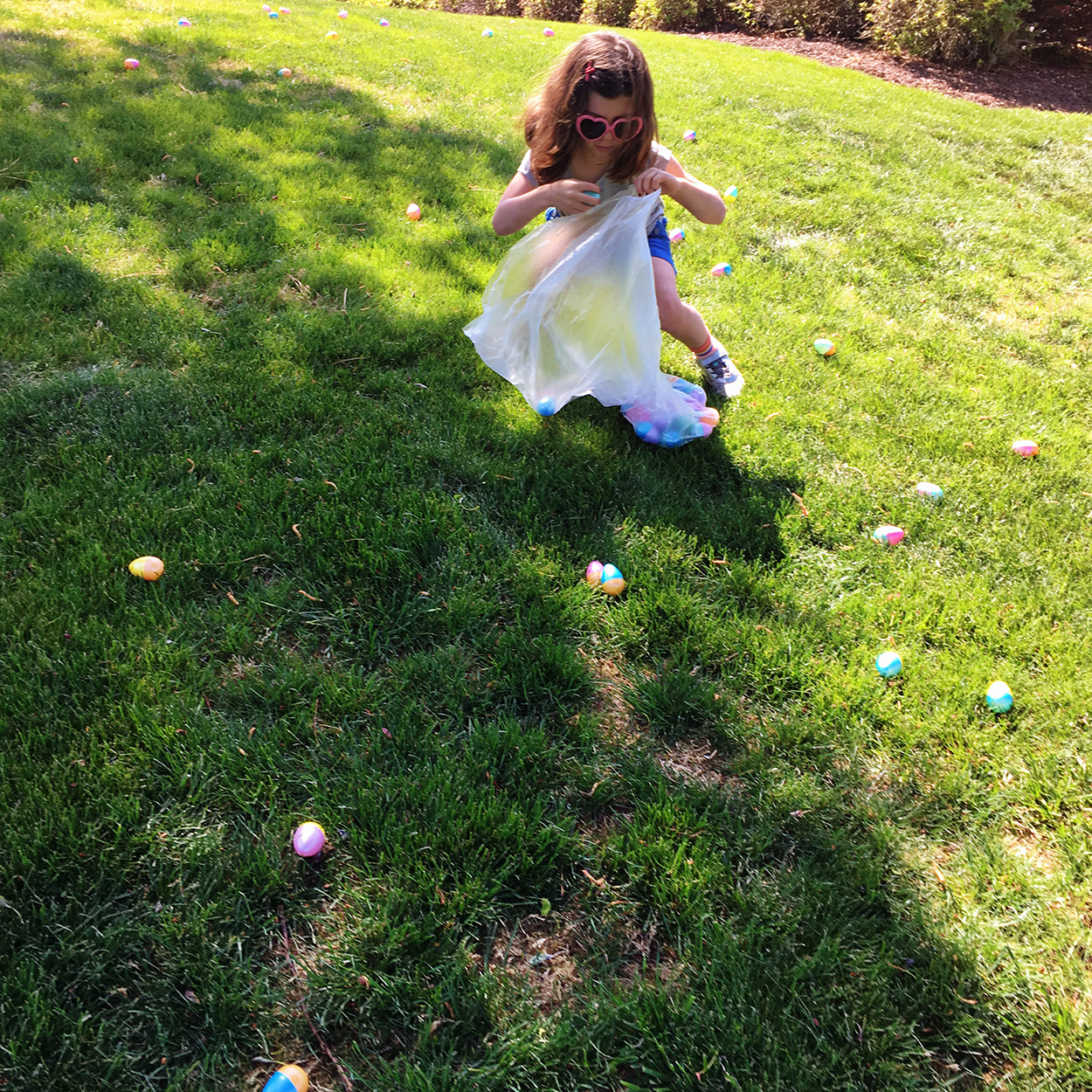 Mazzy And Harlow Clean Up At The Easter Egg Hunt Mommy Shorts