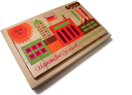 Alexander Girard Alphabet Blocks from House Industries