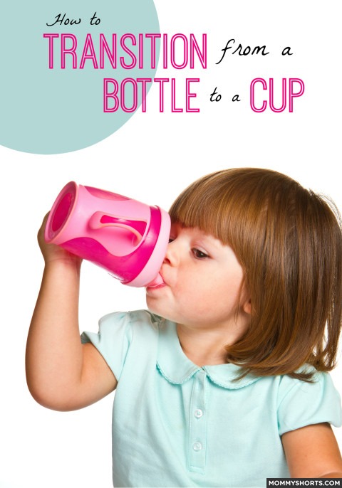 Ready to ditch the bottle? How to transition your baby girl or baby boy from a bottle to a cup.