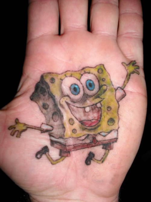 Spongebob_Tattoo_by_Fire_Ant