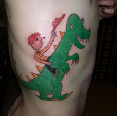 Dino tattoo