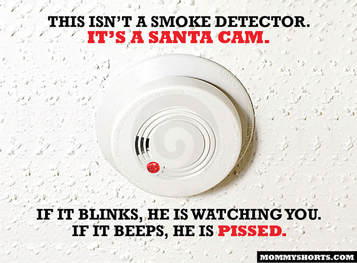 Santa-camera-smoke-detector