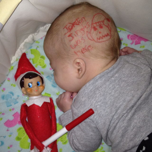 What is your elf REALLY up to while your family is sleeping? YOU DON'T WANT TO KNOW.