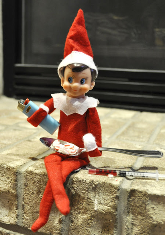What is your elf REALLY up to while your family is sleeping? YOU DON'T WANT TO KNOW.