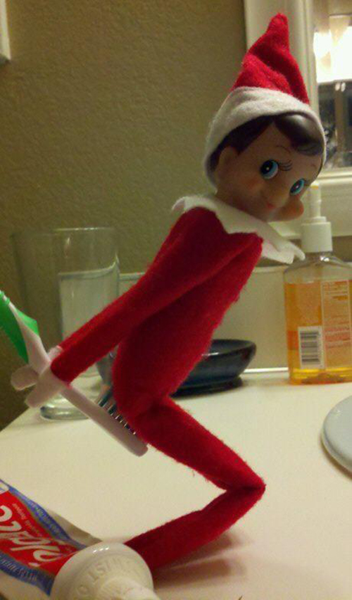 What is your elf REALLY up to while your family is sleeping? YOU DON'T WANT TO KNOW.