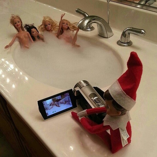 What is your elf REALLY up to while your family is sleeping? YOU DON'T WANT TO KNOW.