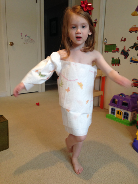 Papertoweldress