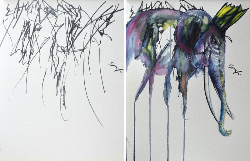 Artist-turns-her-two-year-olds-sketches-into-paintings-5