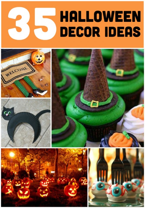 Feeling festive this Halloween season? Check out these 35 ideas for DIY Halloween decorations for around your house!