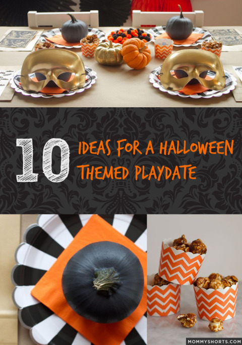 Planning a Halloween playdate? Here are 10 ideas for Halloween food, Halloween snacks, Halloween decorations, and Halloween crafts that will make your play date a huge success!