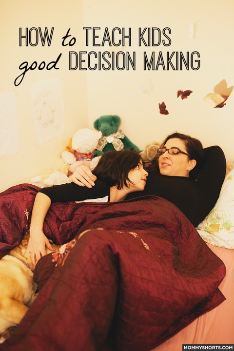 Great parenting advice on how to teach your kids good decision making. I really love some of these ideas, especially the part about teaching your kids self-respect.