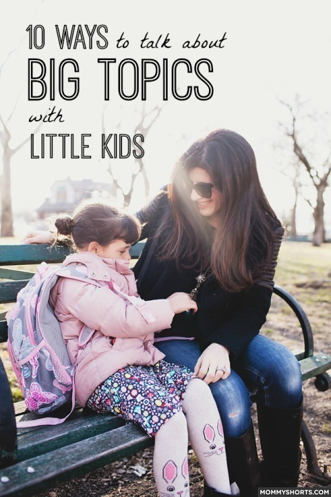 Expert tips for talking to little kids about big topics so you can establish open and honest lines of communication for years to come.