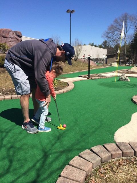 golfing