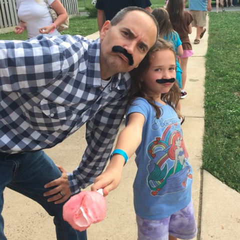 rock mustaches together