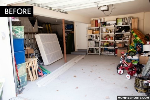 basement renovation before