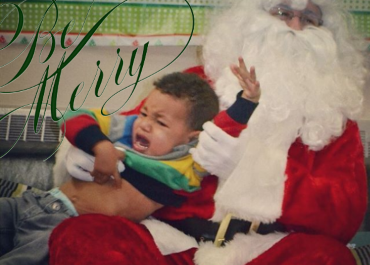 33 Ways a Photo with Santa can Go Wrong! Click through--these are the most EPIC SANTA FAILS I have ever seen on Christmas cards.