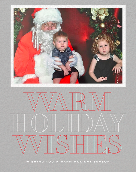 33 Ways a Photo with Santa Can Go Wrong! Click through--these are the most EPIC SANTA FAILS I have ever seen on Christmas cards.