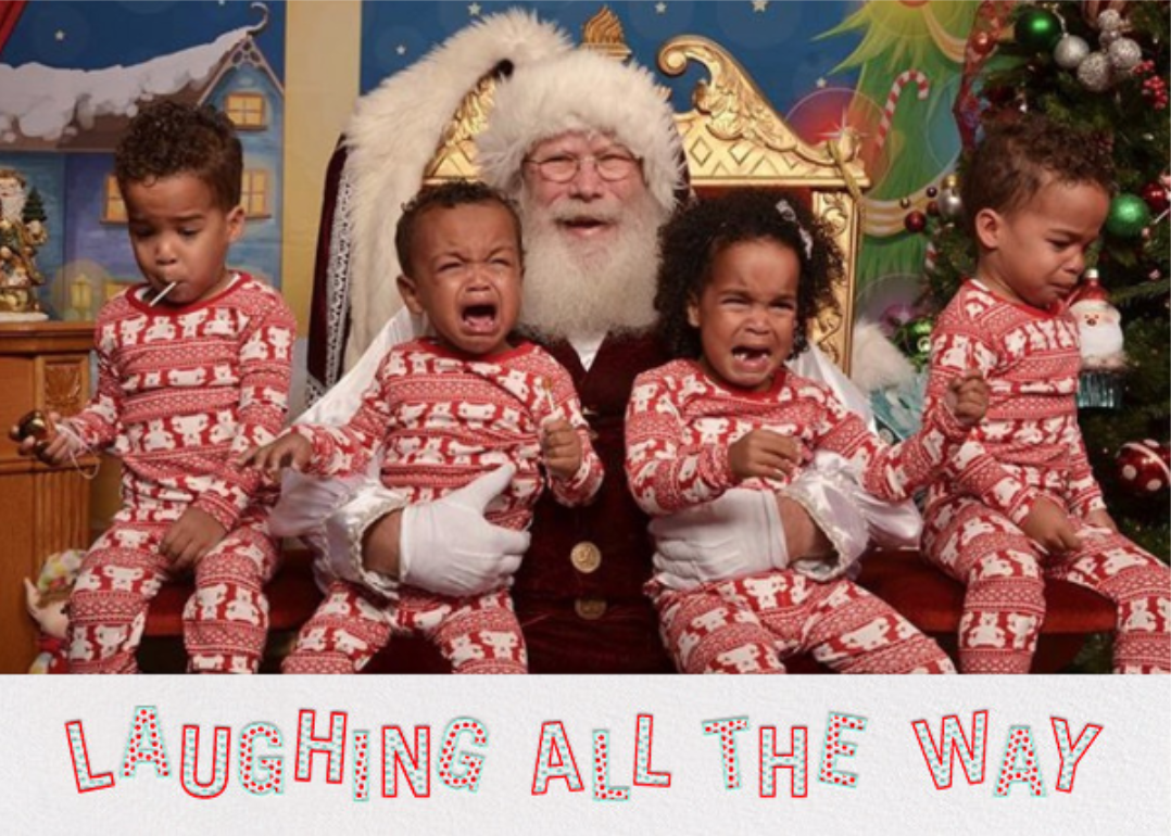 33 Ways a Photo with Santa can Go Wrong! Click through--these are the most EPIC SANTA FAILS I have ever seen on Christmas cards.