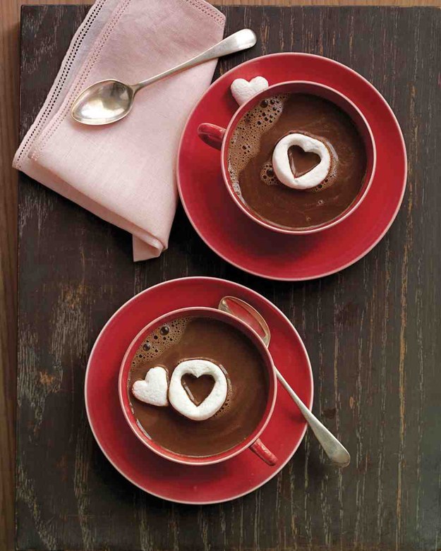 Heart hot cocoa! Click through for 35 amazing, over-the-top Valentine's Day ideas, including Valentine's crafts, Valentine's recipes, and Valentine's decorations, and more!