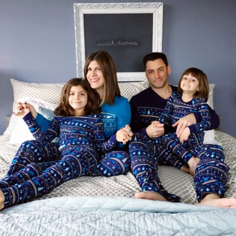 Matching family camping pajamas deals