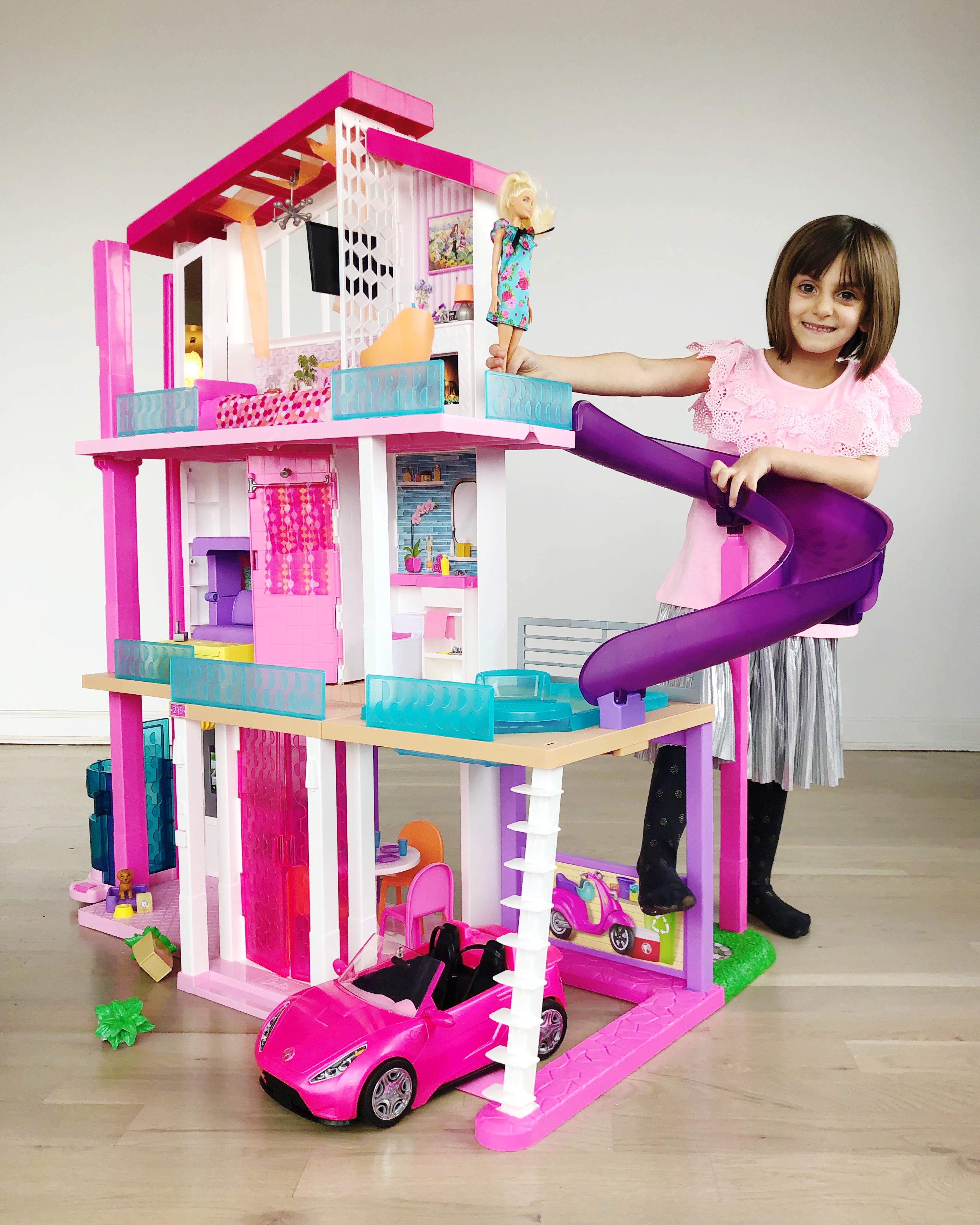 barbie dreamhouse with elevator